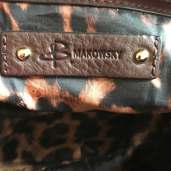 S O L D ..!! 
B Makowsky Brown Bag - Picture 3 of 4
